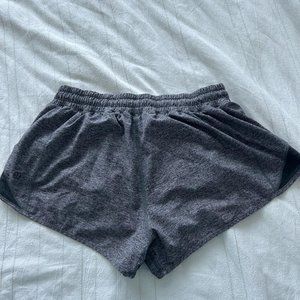 Grey Lululemon Hotty Hot Shorts - Size 8